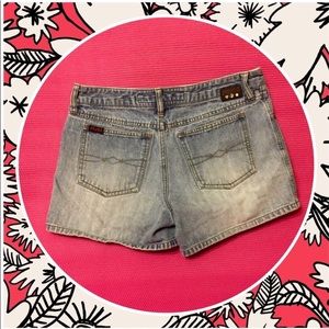 Blue jean shorts